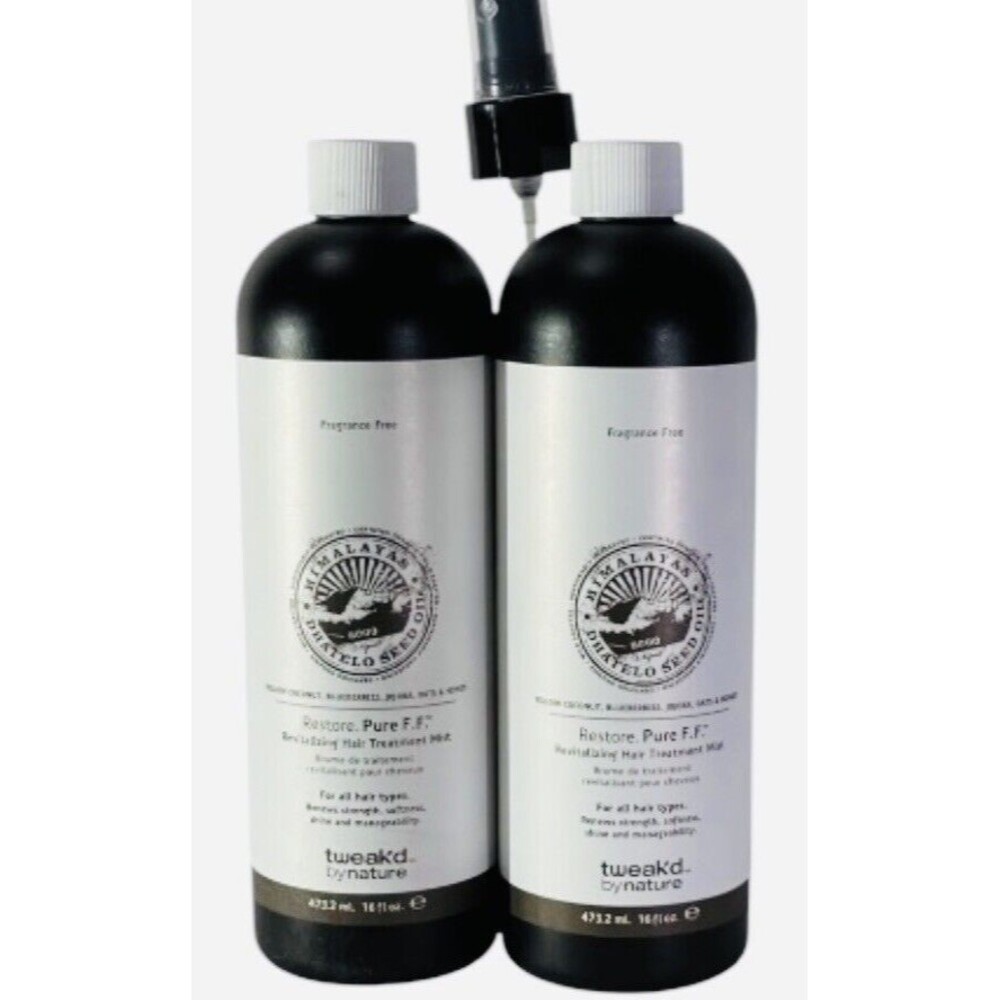 2X - Tweak'd Restore Pure F.F. Fragrance Free Hair Treatment Mist Hair 16 oz - Picture 2 of 2